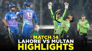 Full Highlights | Lahore Qalandars vs Multan Sultans | Match 14 | HBL PSL 9 | M2A1A