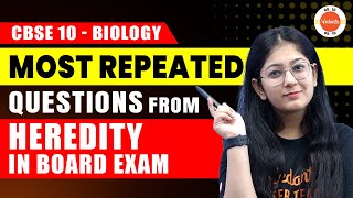 Most Repeated Questions Of Biology- Heredity In Board Exams | CBSE Class 10 Biology