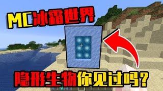 我的世界mod：一个全新的维度，里面的竟有隐形的生物！