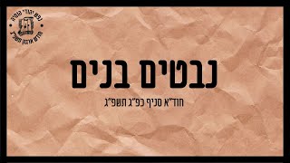 שבט נבטים בנים | חודש ארגון תשפ\