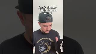 How to clean hats! I’ve tried this technique on fitteds, snapbacks, poly and wool blends! 🧼🫧✨
