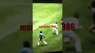 diego maradona 2020 vs  1986