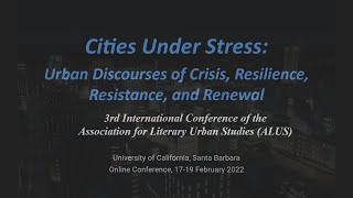 Panel 1A: Planning for resilience (ALUS 2022- Cities Under Stress)