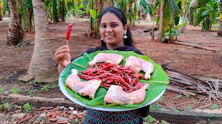 PERI PERI CHICKEN | Roasted Chicken Leg | Banana Leaf Cooking