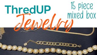 Unboxing Jewelry from ThredUP. A 15 piece Mixed Box. What kind of treasures will we find to resell?