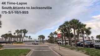 4K Time Lapse - South Atlanta to Jacksonville