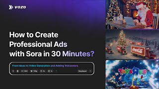 Create Professional Ads with Sora in 30 Minutes: From Ideas to Video Generation and Voiceovers