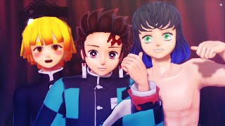 【鬼滅のMMD】炭治郎・伊之助・善逸で「妄想疾患■ガール」【鬼滅の刃】【1080p】