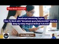 JavaScript document.querySelectorAll() Method | How To Select Document Element From Webpage