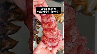 역대급 비주얼 랍스터회 손질법🦞 RAW LOBSTER SASHIMI #언니가들려줄게 #먹방  #먹방asmr #mukbang #asmr #shorts