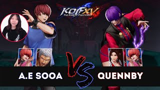 KOFXV🕹️A.E SOOA (Chris/O.Yashiro/Shermie) vs QUENNBY (O.Shermie/Mai/Shermie)🕹️Replay Match