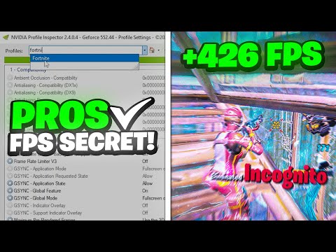  PROS ULTIMATE FPS BOOST & REDUCE INPUT DELAY GUIDE  |  Fortnite Season 4 ️