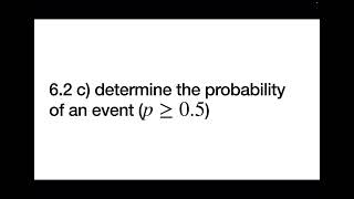 Binomial distribution | probability p greater than or equal to 0.5 | mean and variance | Lecture 3