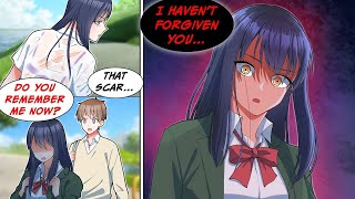 [Manga Dub] When I saw the scar on my classmate's back, I remembered our past, but she... [RomCom]