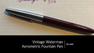 Vintage 1950's Waterman Aerometric Filler