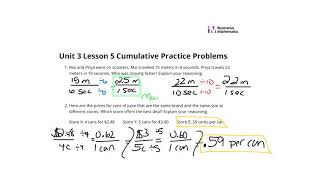 Grade 6, Unit 3, Lesson 5 Practice Problems