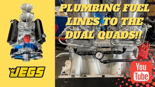 BUDGET!! How to Plumb Fuel Lines to Dual Quads, EASY! #nonamenationals