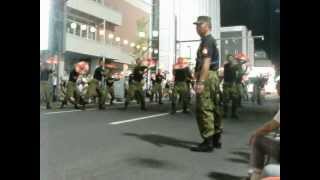 山形花笠まつり20120805・陸上自衛隊第20普通科連隊