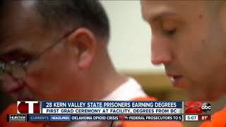28 Kern Valley State prisoners earn associate degrees from Bakersfield College