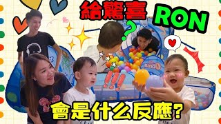 ‘’佈置‘’（海洋球樂園給RON一個驚喜）他看到會是什麼反應!?!? VLOG【YURI頻道】