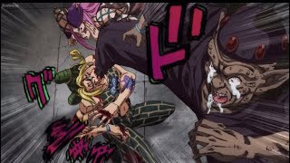 Jojo no Kimyou na Bouken Part 6: (Stone Ocean Part 2) F.F, Jolyne \u0026 Anastasia Vs Kenzou (Full 1080P)