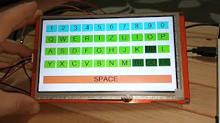 USB HID TOUCH KEYBOARD NEXTION STM32 NX8048P070 STM32F401 TFT