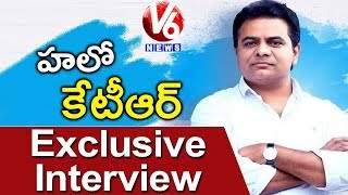 Minister KTR Exclusive Interview Over Telangana Assembly Polls 2018 | V6 News