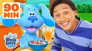 90 Minutes of Learning Healthy Habits w/ Blue \u0026 Josh 🥣 | Blue's Clues \u0026 You!