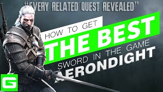 The Witcher 3 - How to Get the BEST SWORD - AERONDIGHT SILVER SWORD