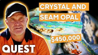 Cheals Make Their Biggest Find Yet: $450,000 Worth Of Opal | Outback Opal Hunters