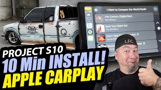 LAMTTO Wireless Apple CarPlay Screen EASY INSTALL - Test and Review - Project S10 (Ep.23)