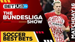 Bundesliga Picks Matchday 16 | Bundesliga Odds, Soccer Predictions & Free Tips