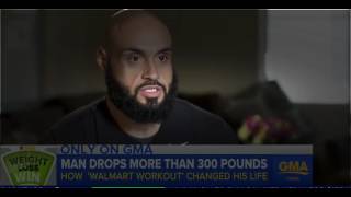 Motivation: Man Loses 300 Pounds In Less Than Two Years By Walking To Walmart!