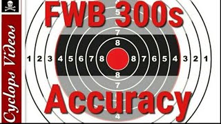 FWB 300s .177 pellet tests