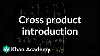 Cross product introduction | Vectors and spaces | Linear Algebra | Khan Academy