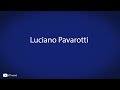 how to pronounce luciano pavarotti