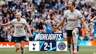 SPURS REACH FA CUP FINAL // TOTTENHAM HOTSPUR 2-1 LEICESTER CITY // WOMEN'S FA CUP HIGHLIGHTS