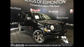 Used Black 2017 Jeep Patriot 75th Anniversary Review - Gibbons, Alberta, Canada