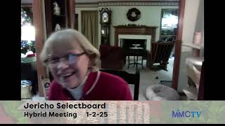 Jericho Selectboard 1-2-2025