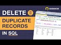 Easy Way of Deleting Duplicate Records From a Table in SQL Server