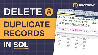 Easy Way of Deleting Duplicate Records From a Table in SQL Server
