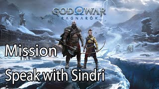 God of War Ragnarök Mission Speak with Sindri