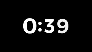 39 Seconds | COUNTDOWN Timer 🔥 ( No Copyright )