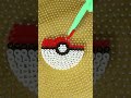 ナノビーズでモンスターボールを作ってみた【アイロンビーズミニ】　 pokemon yuuhina shorts