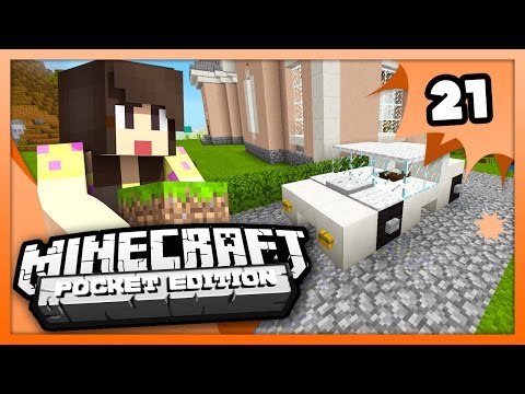 Minecraft PE (Pocket Edition) - OUR NEW CAR! - Ep 21 Minecraft PE (Pocket Edition) - OUR NEW CAR! - Ep 21