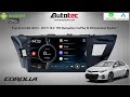 Toyota Corolla (2014 - 2017) 10.2” Navi. & Infotainment System | CarPlay | Android-Auto