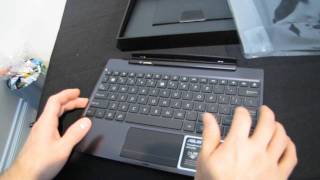 ASUS Transformer Prime Keyboard Dock Unboxing \u0026 First Look Linus Tech Tips