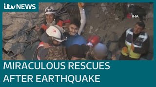 Turkey-Syria earthquake: Series of dramatic rescues give moments of hope amid tragedy | ITV News