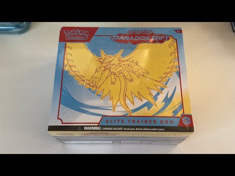 Lets open the New Pokémon Paradox Rift Elite Trainer Box! Higher pull rates? art? I’m sold!