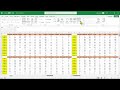 comment fractionner une feuille excel